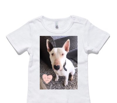 Custom AS Colour White Baby T-Shirt