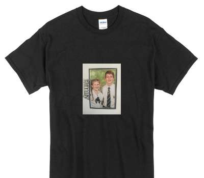 Custom Gildan 100% Cotton Black T-Shirt