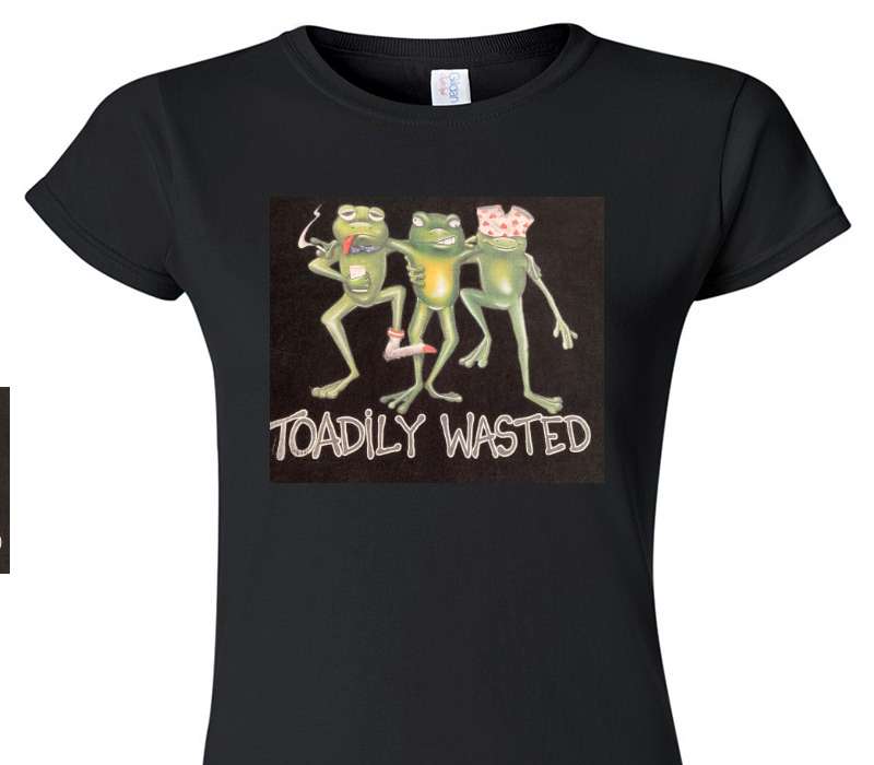 Custom Womens Soft Style 100% Cotton Black T-Shirt