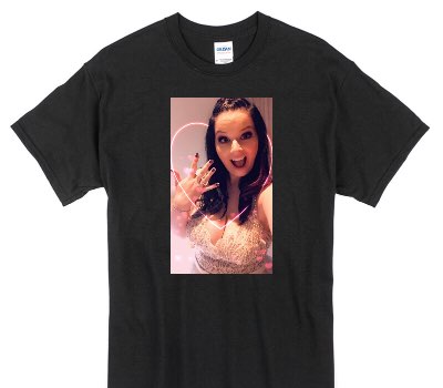 Custom Gildan 100% Cotton Black T-Shirt