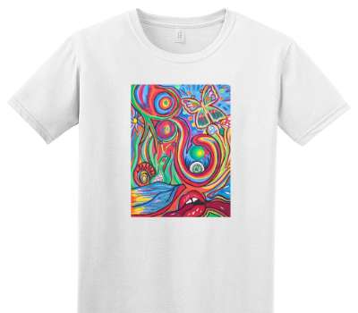 Custom Adult Soft Style 100% Cotton White T-Shirt