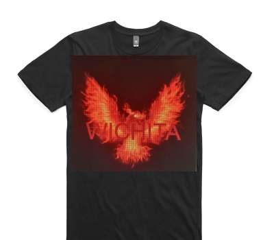 Custom AS Colour 100% Cotton Black T-Shirt