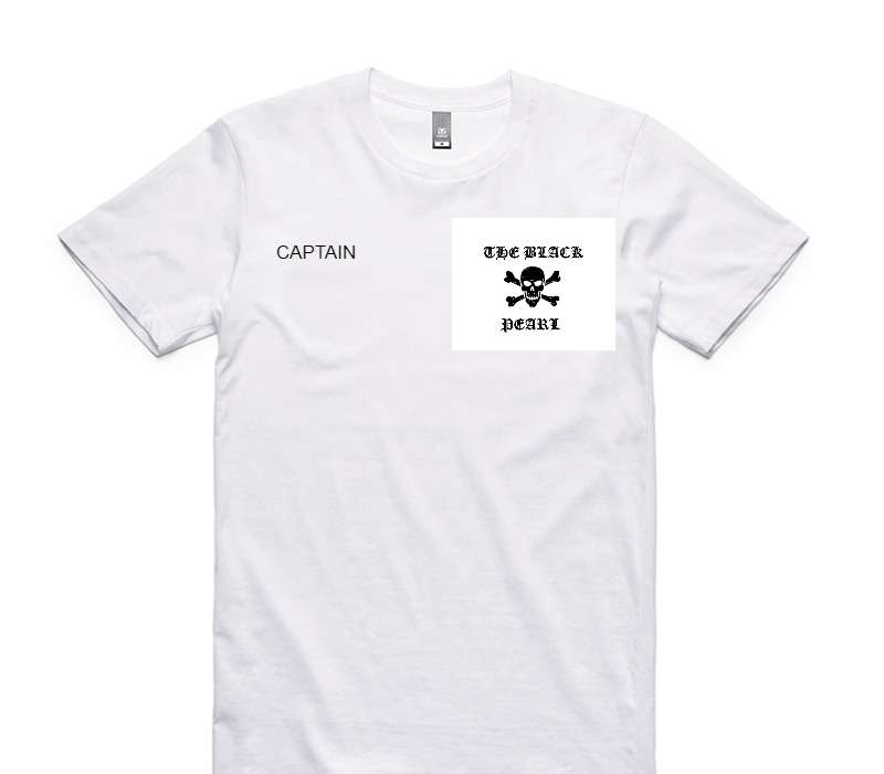 Custom AS Colour 100% Cotton White T-Shirt
