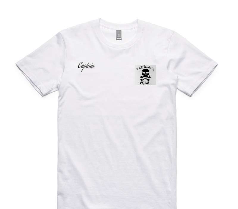 Custom AS Colour 100% Cotton White T-Shirt