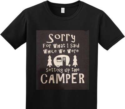 Custom Adult Soft Style 100% Cotton Black T-Shirt