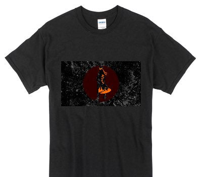 Custom Gildan 100% Cotton Black T-Shirt