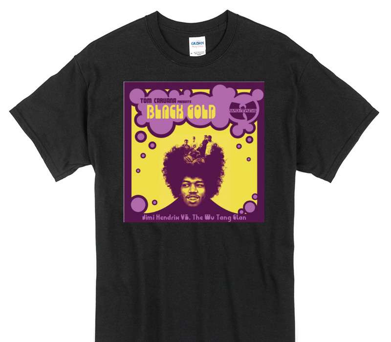 Custom Gildan 100% Cotton Black T-Shirt