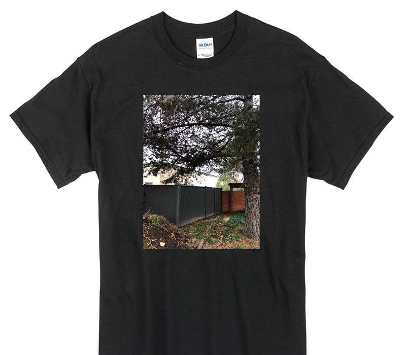 Custom Gildan 100% Cotton Black T-Shirt