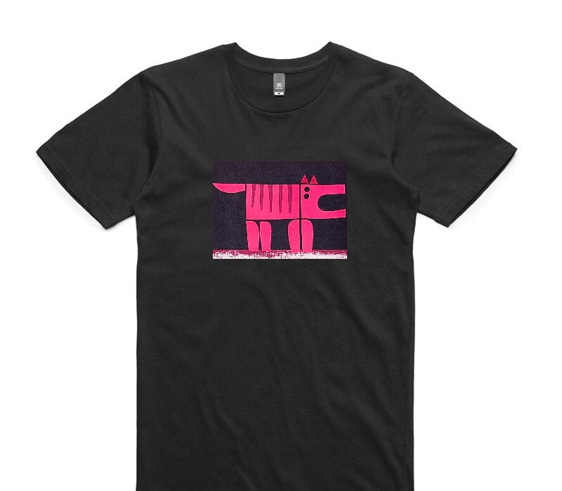 Custom AS Colour 100% Cotton Black T-Shirt