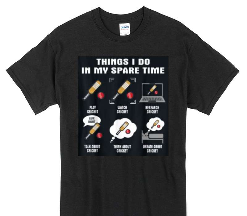 Custom Gildan 100% Cotton Black T-Shirt