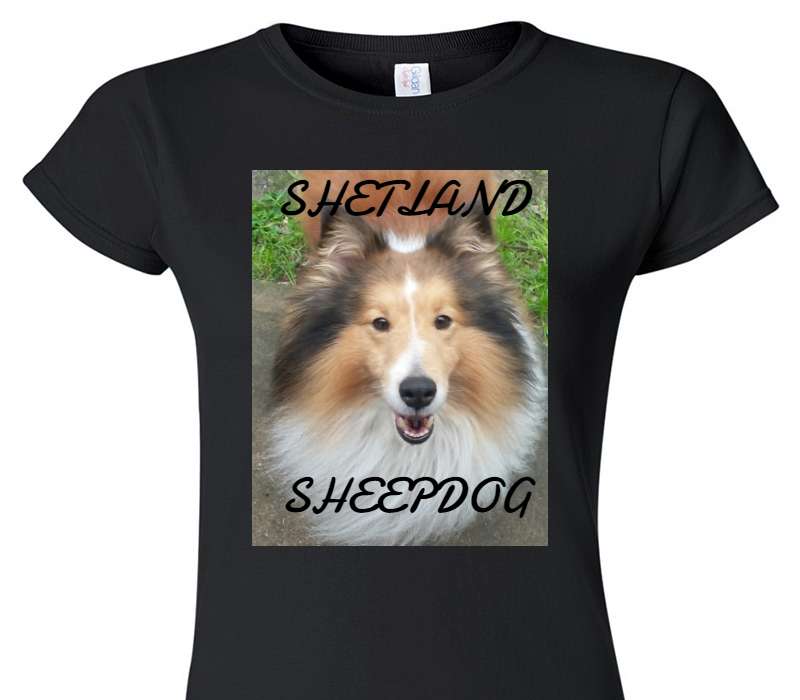 Custom Womens Soft Style 100% Cotton Black T-Shirt