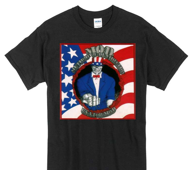 Custom Gildan 100% Cotton Black T-Shirt