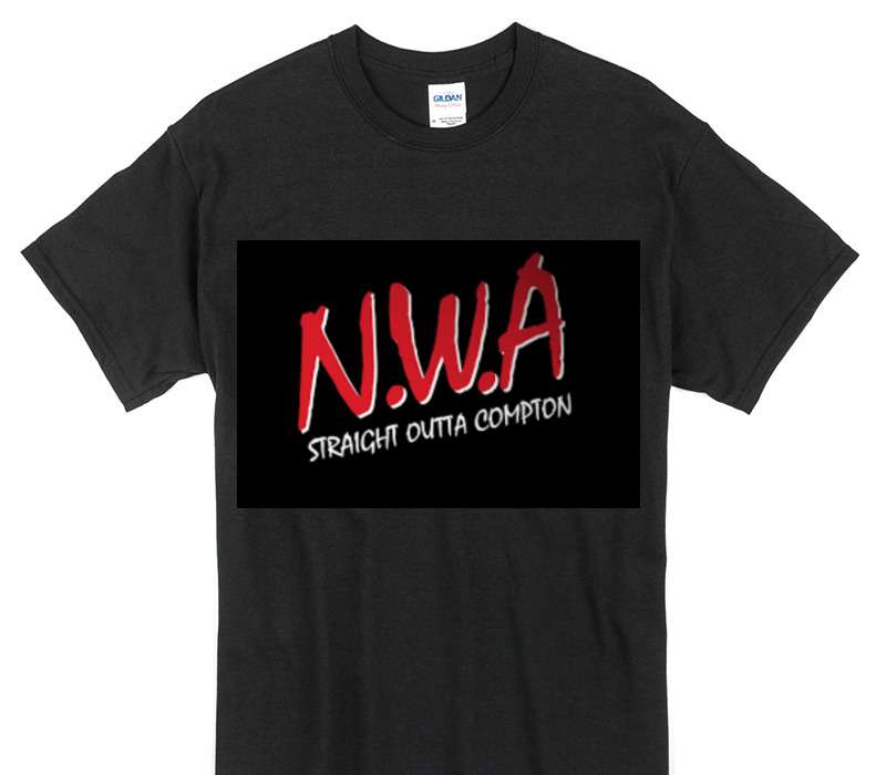 Custom Gildan 100% Cotton Black T-Shirt