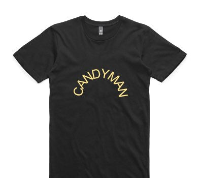 Custom AS Colour 100% Cotton Black T-Shirt