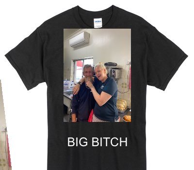 Custom Gildan 100% Cotton Black T-Shirt