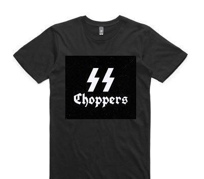 Custom AS Colour 100% Cotton Black T-Shirt