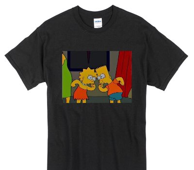 Custom Gildan 100% Cotton Black T-Shirt
