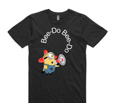 Custom AS Colour 100% Cotton Black T-Shirt