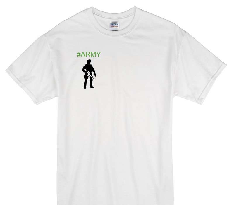 Custom Gildan 100% Cotton White T-Shirt