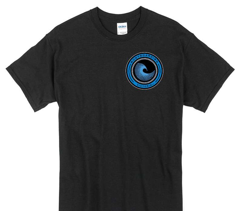 Custom Gildan 100% Cotton Black T-Shirt