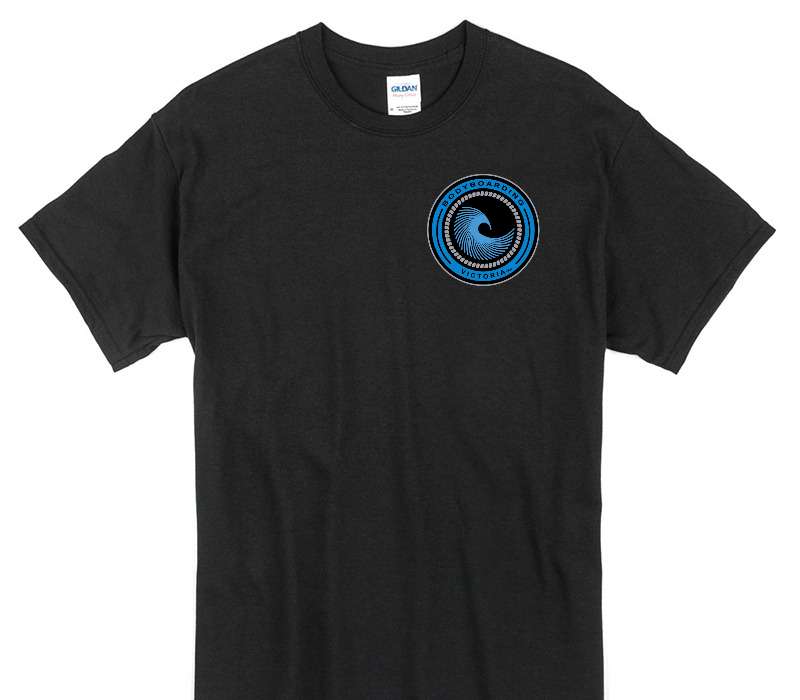 Custom Gildan 100% Cotton Black T-Shirt