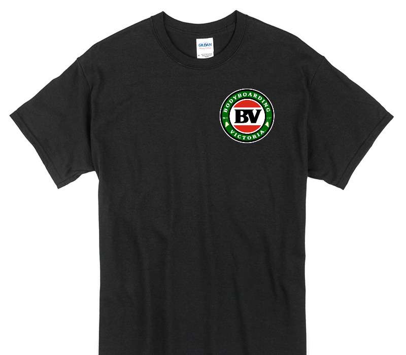 Custom Gildan 100% Cotton Black T-Shirt