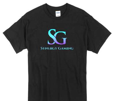 Custom Gildan 100% Cotton Black T-Shirt