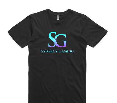 Custom AS Colour 100% Cotton Black T-Shirt