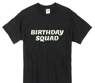 Custom Gildan 100% Cotton Black T-Shirt
