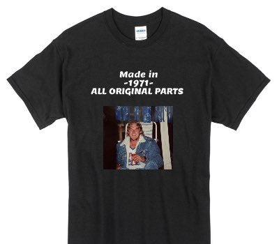 Custom Gildan 100% Cotton Black T-Shirt