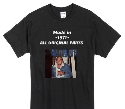 Custom Gildan 100% Cotton Black T-Shirt