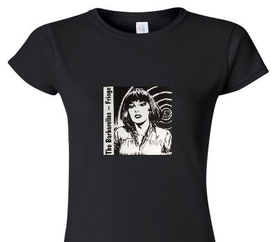 Custom Womens Soft Style 100% Cotton Black T-Shirt