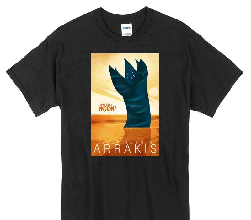Custom Gildan 100% Cotton Black T-Shirt