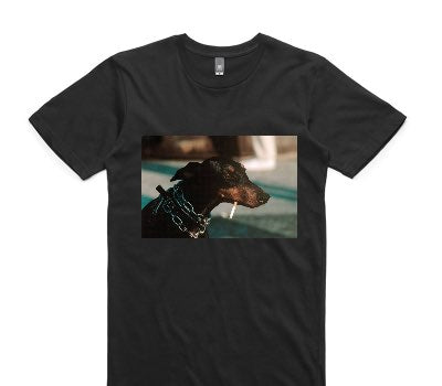 Custom AS Colour 100% Cotton Black T-Shirt