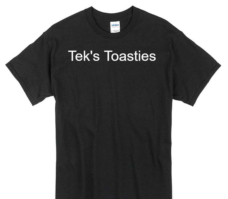 Custom Gildan 100% Cotton Black T-Shirt