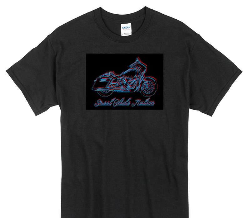 Custom Gildan 100% Cotton Black T-Shirt