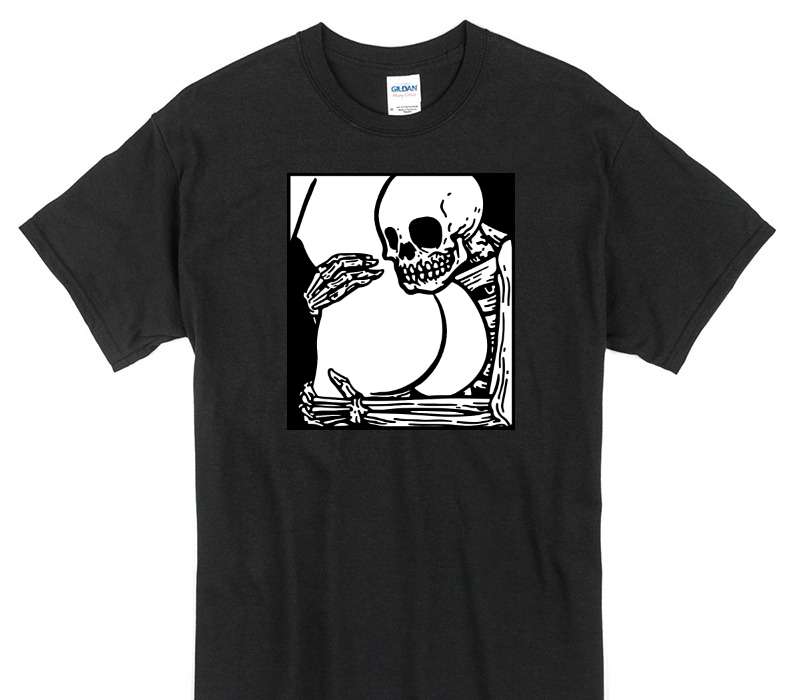 Custom Gildan 100% Cotton Black T-Shirt