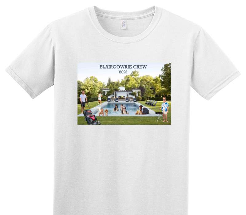 Custom Adult Soft Style 100% Cotton White T-Shirt