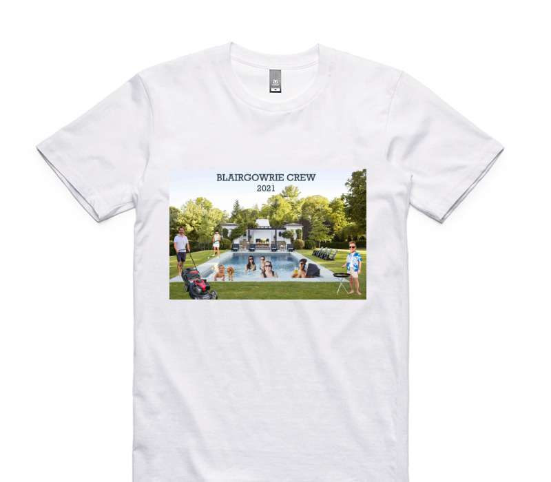 Custom AS Colour 100% Cotton White T-Shirt