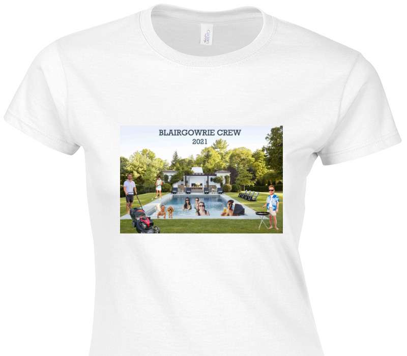 Custom Womens Soft Style 100% Cotton White T-Shirt