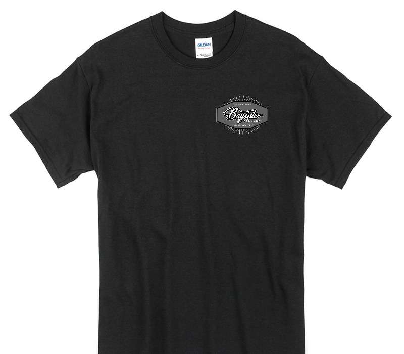 Custom Gildan 100% Cotton Black T-Shirt