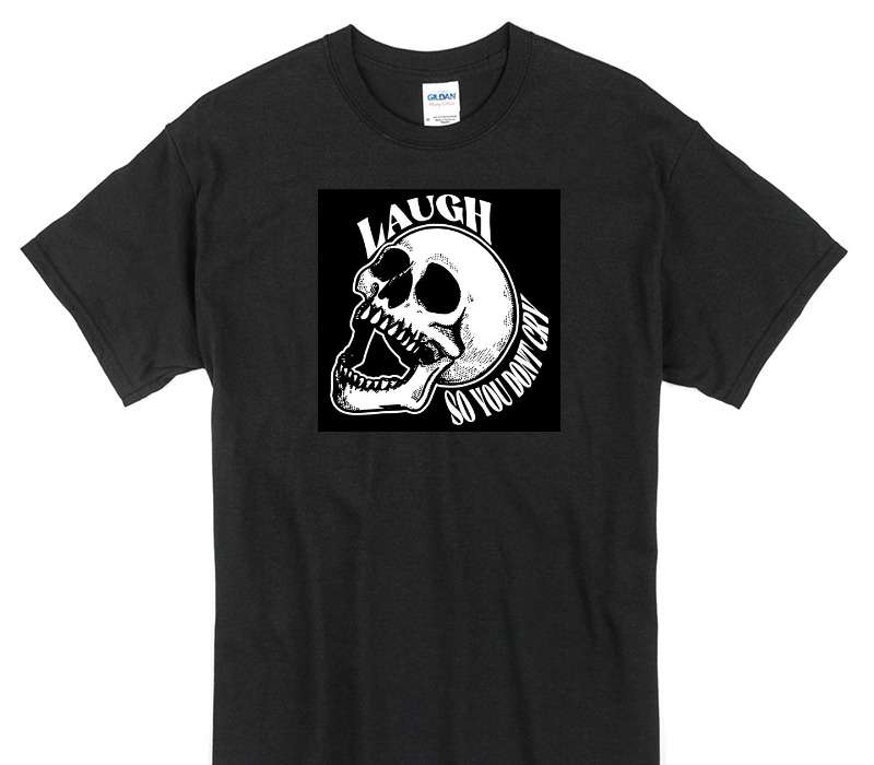 Custom Gildan 100% Cotton Black T-Shirt