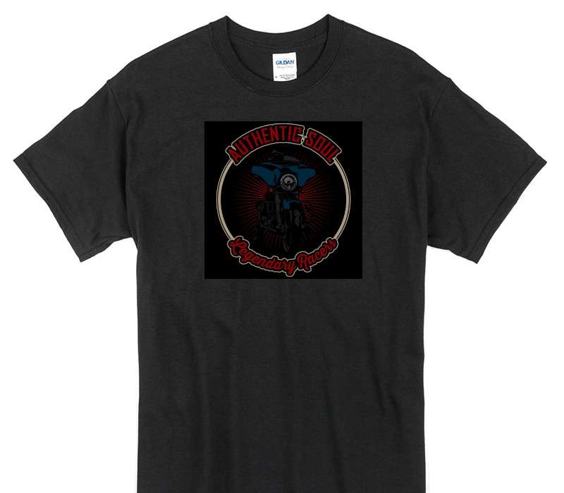 Custom Gildan 100% Cotton Black T-Shirt