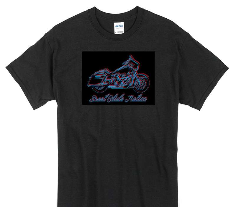 Custom Gildan 100% Cotton Black T-Shirt
