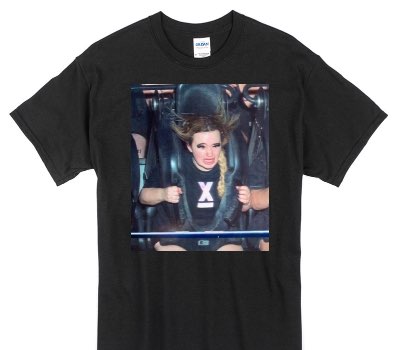 Custom Gildan 100% Cotton Black T-Shirt