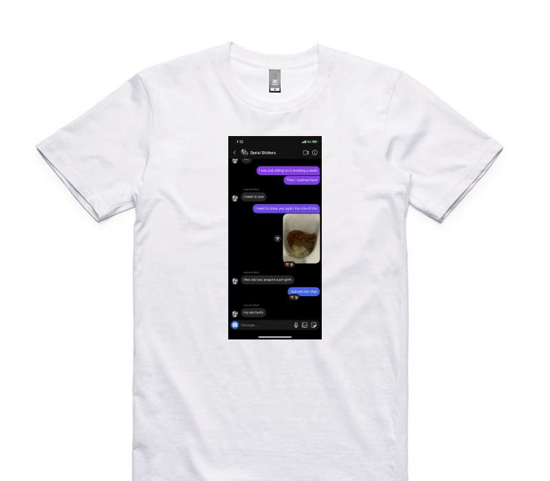 Custom AS Colour 100% Cotton White T-Shirt