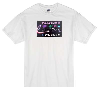 Custom Gildan 100% Cotton White T-Shirt