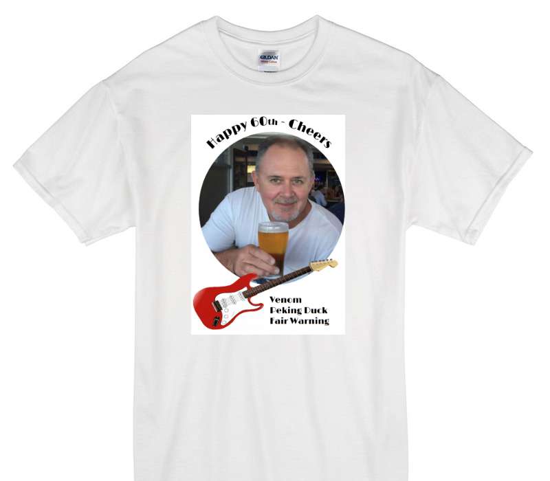 Custom Gildan 100% Cotton White T-Shirt
