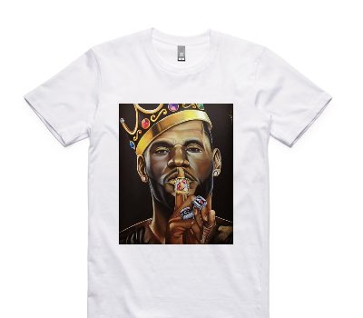 Custom AS Colour 100% Cotton White T-Shirt