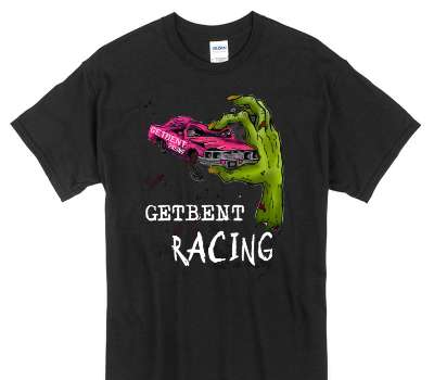 Custom Gildan 100% Cotton Black T-Shirt